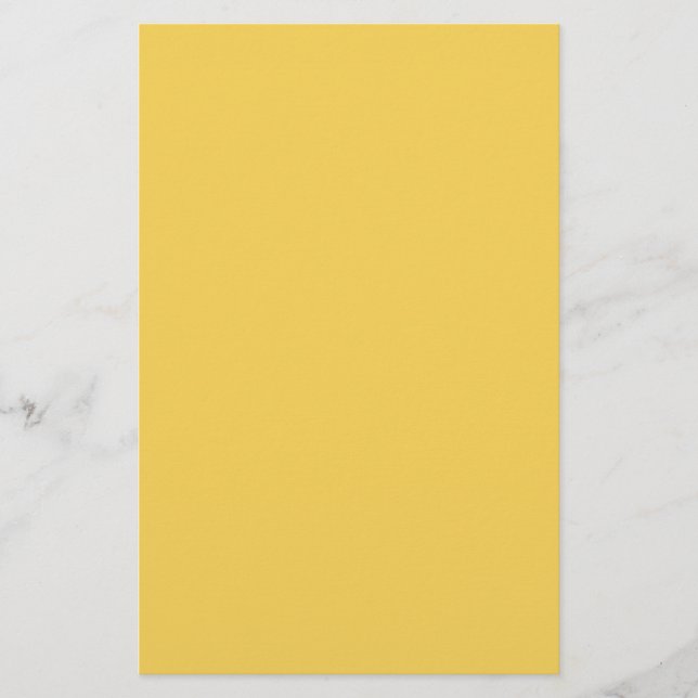 Primrose Yellow Solid Colour Stationery (Front)