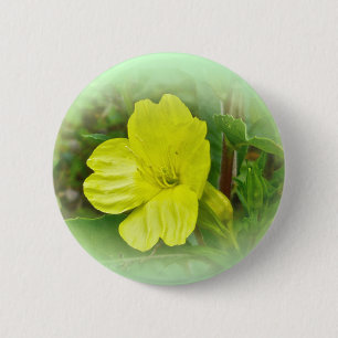 Primrose Yellow Wildflower Coordinating Items 6 Cm Round Badge