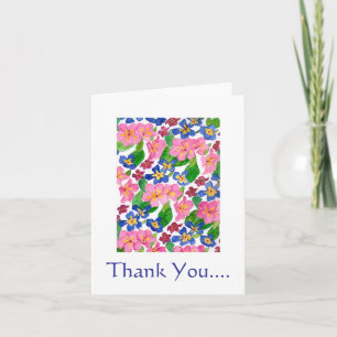 Primroses 'Thank You' Notecard