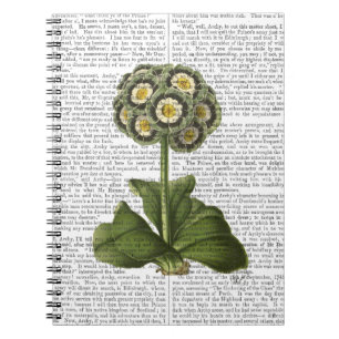 Primula Auricula Blue Notebook