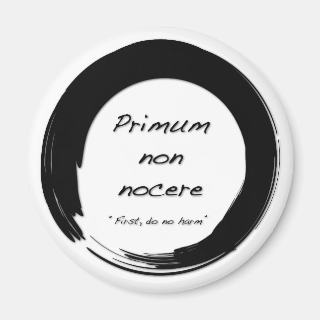 Primum Non Nocere Magnet (Front)