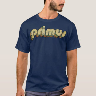 Primus Vintage Rainbow Typography Style 70s T-Shirt