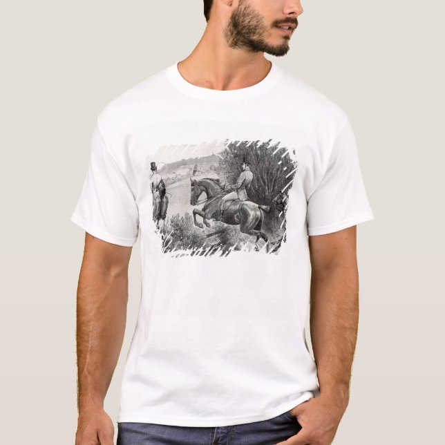 Prince Albert Hunting near Belvoir Castle T-Shirt (Front)