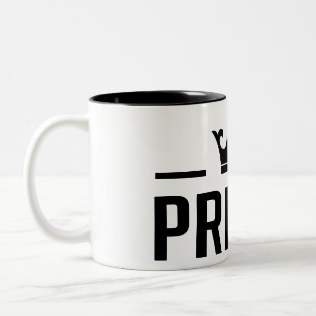 Prince and Princess mugs (Left)