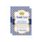 Prince Baby Shower Thank You Card | Blue and Gold