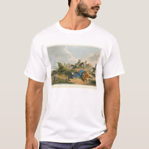 Prince Blucher under his Horse at the Battle of Wa T-Shirt