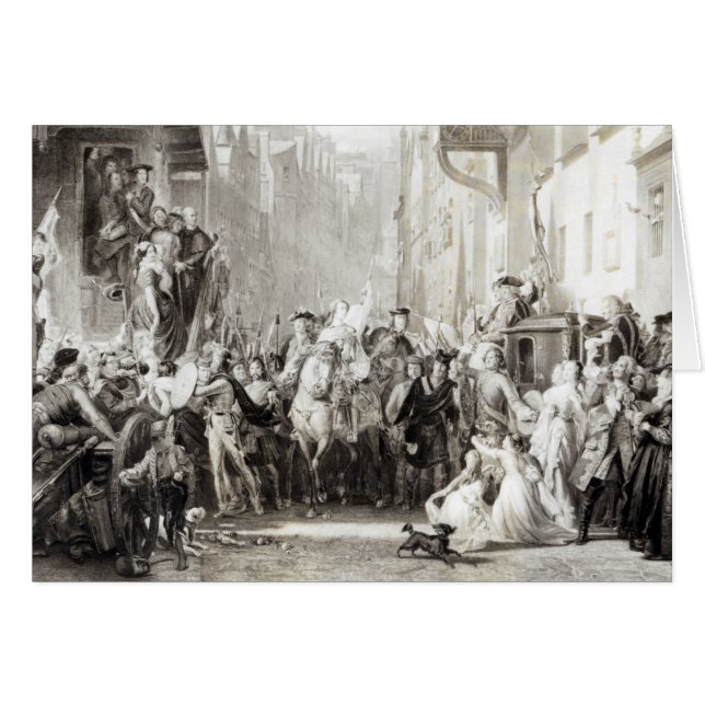 Prince Charles Edward  and the Highlanders (Front Horizontal)