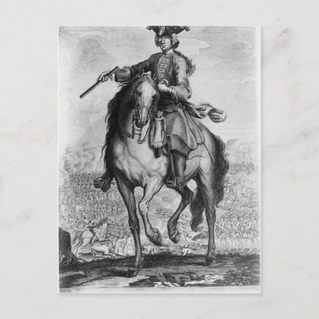 Prince Charles Edward Stuart at the Battle Postcard (Front)
