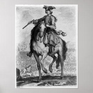 Prince Charles Edward Stuart at the Battle Poster