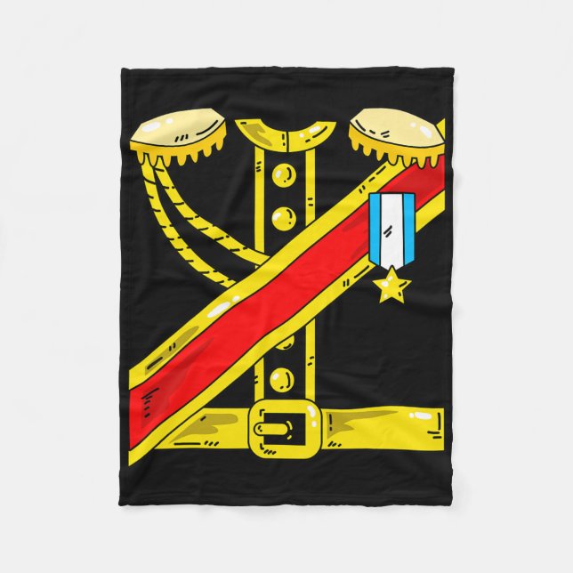 Prince Charming Costume Fun Halloween Gift  Fleece Blanket (Front)