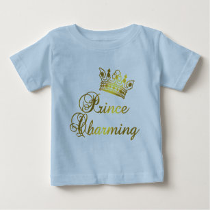 Prince Charming in Gold T-shirt for Baby or Adult