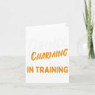 Prince Charming In Training Fairy Tale Hero Card