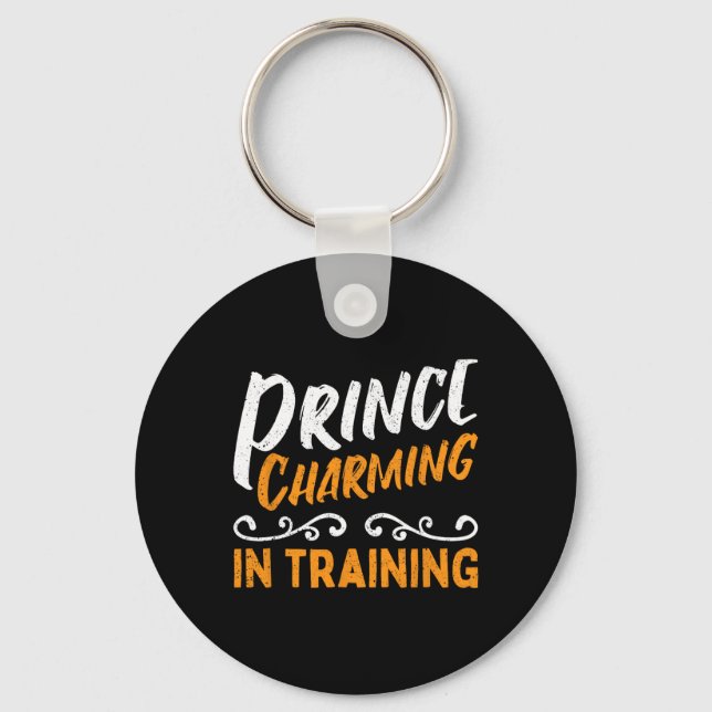 Prince Charming In Training Fairy Tale Hero  Key Ring (Front)