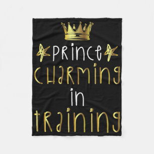 Prince Charming In Training Hero Halloween Lazy Co Fleece Blanket