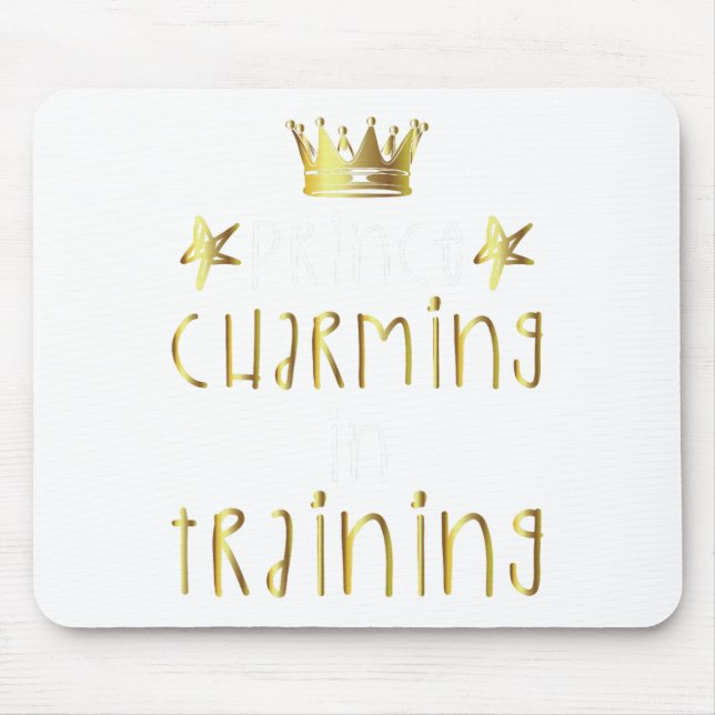 Prince Charming In Training Hero Halloween Lazy Co Mouse Pad (Front)