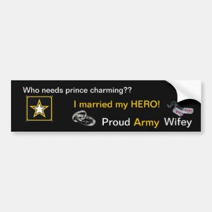 Prince charming or HERO? Bumper Sticker
