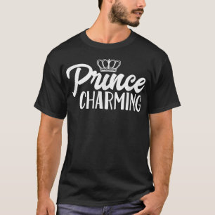 Prince Charming Wth CrownFairy Tale Hero Charmer T-Shirt