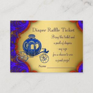 Prince Diaper Raffle Tickets Enclosure Card
