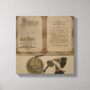 Prince Diploma Canvas Print