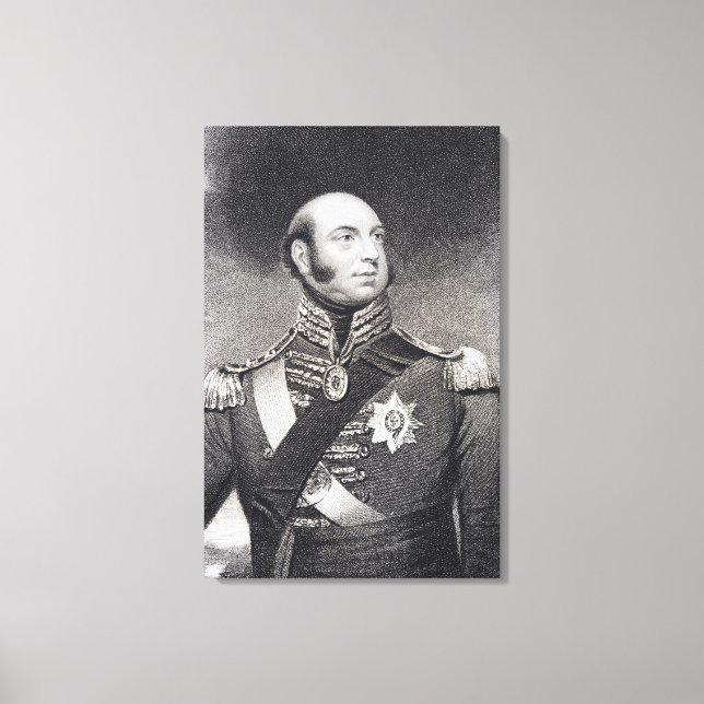 Prince Edward, Duke of Kent and Strathearn Canvas Print (Front)