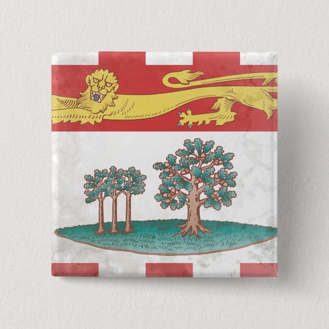 Prince Edward Island 15 Cm Square Badge (Front)