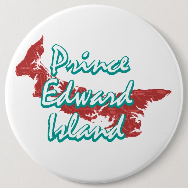 Prince Edward Island 6 Cm Round Badge (Front)