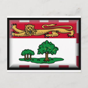 Prince Edward Island Flag Postcard