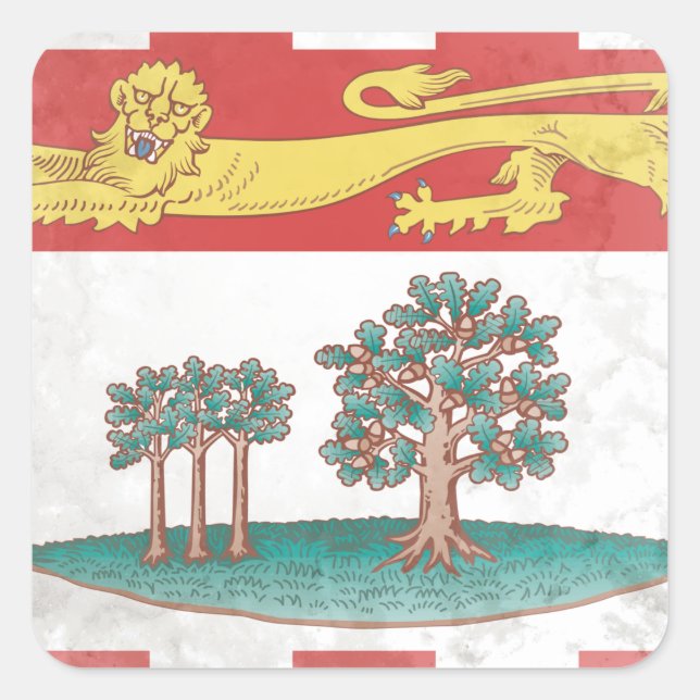 Prince Edward Island Square Sticker (Front)