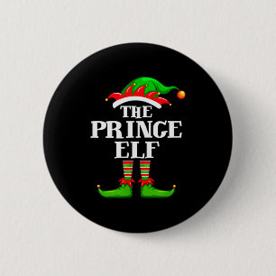Prince Elf Matching Family Group Christmas Party P 6 Cm Round Badge