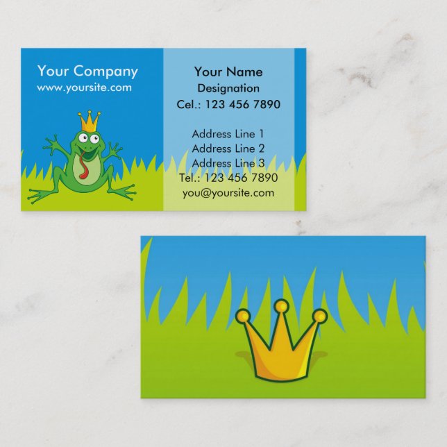 Prince Frog Business Card (Front/Back)