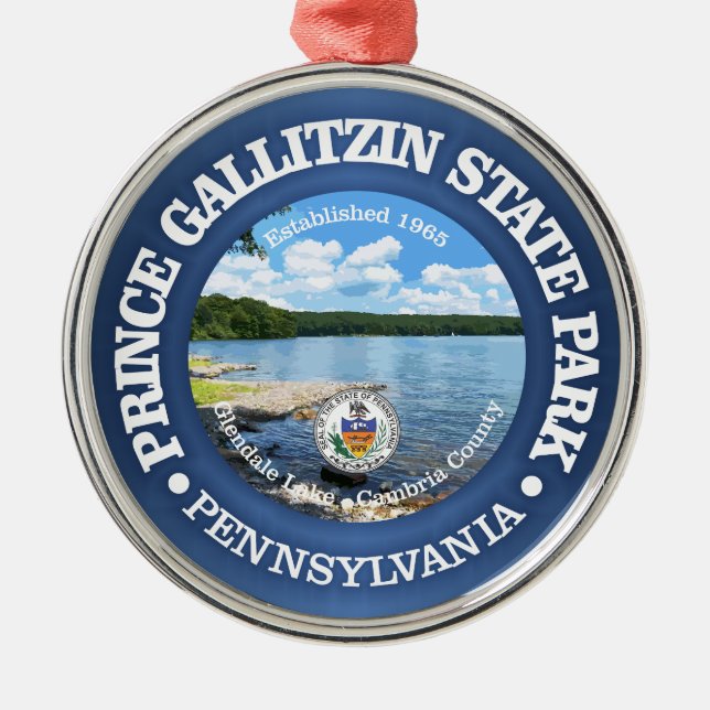 Prince Gallitzin SP Metal Tree Decoration (Front)