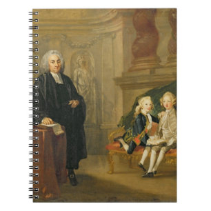 Prince George (1738-1820) and Prince Edward August Spiral Notebook