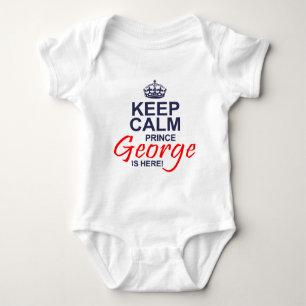 Prince George is Here Baby Bodysuit