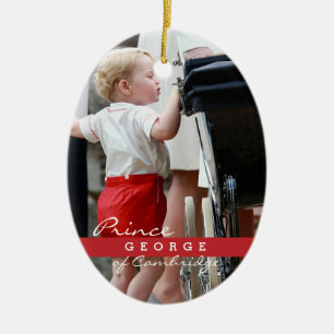 Prince George of Cambridge Ceramic Tree Decoration