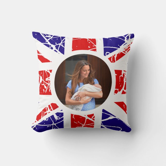 Prince George Royal Baby Cushion (Front)