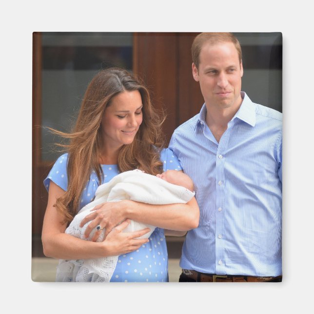 Prince George Royal Baby Magnet (Front)
