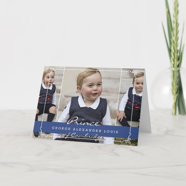 Prince George - William & Kate Card (Front)