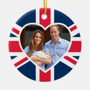 Prince George - William & Kate Ceramic Tree Decoration