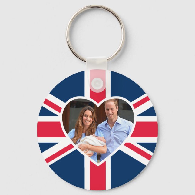 Prince George - William & Kate Key Ring (Front)