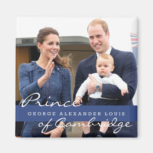 Prince George - William & Kate Magnet (Front)