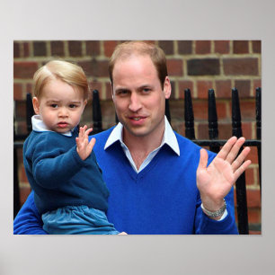 Prince George - William & Kate Poster
