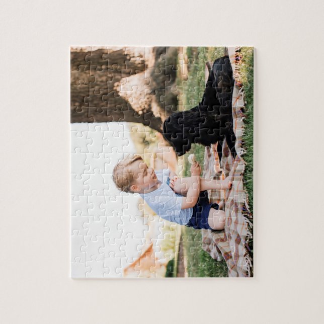 Prince George with dog Jigsaw Puzzle (Vertical)