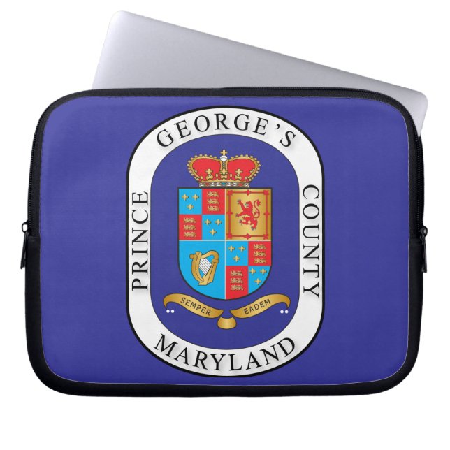 Prince George's County seal Laptop Sleeve (Front)
