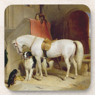 Prince George's Favourites (oil on canvas) Coaster