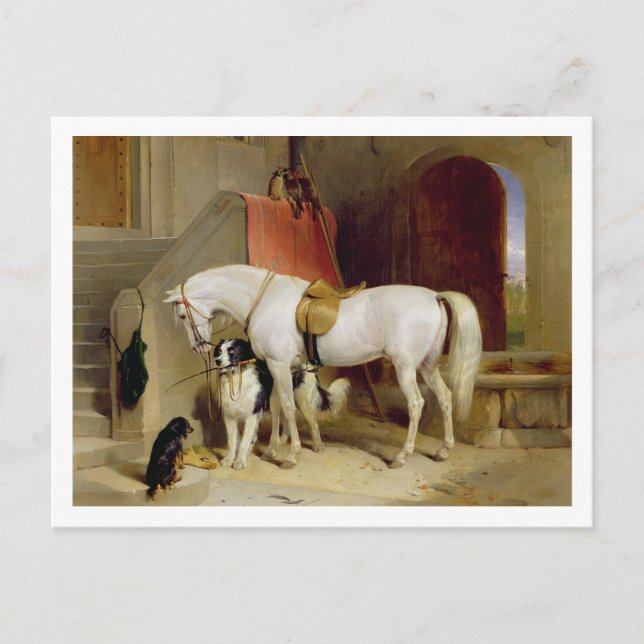 Prince George's Favourites (oil on canvas) Postcard (Front)