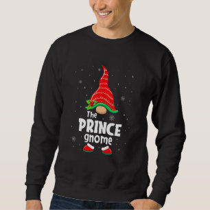 Prince Gnome Matching Family Group Christmas Party Sweatshirt