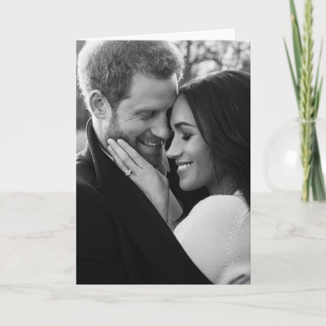 Prince Harry and Meghan Markle Card (Front)