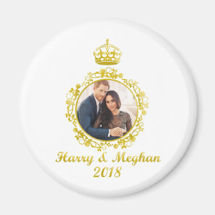 Prince Harry and Meghan Markle Magnet