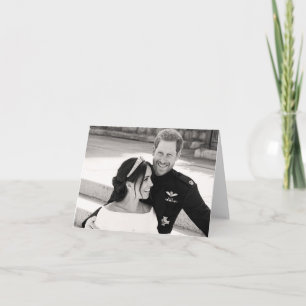 Prince Harry and Meghan Markle Royal Wedding Card