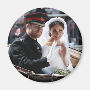 Prince Harry and Meghan Markle Royal Wedding Magnet